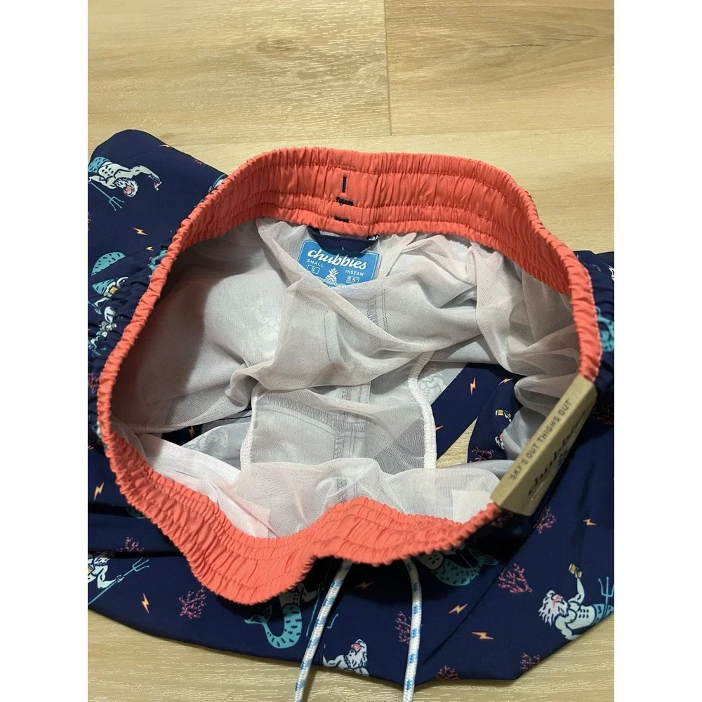 NWT Men's S Chubbies The Triton of the Seas 5.5